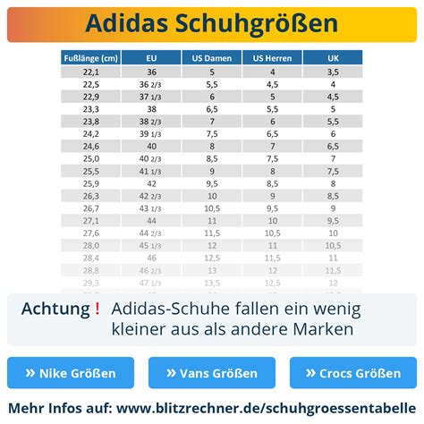 adidas schuhe uk größentabelle|Adidas shoes size chart.